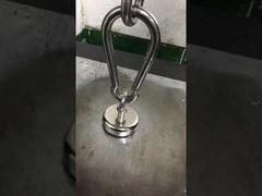 D60 fishing magnet , strong fish magnets , Pot Magnet With Eyebolt