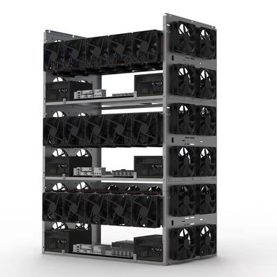 8gpu Stackable Miner frame, Mining frame rack support 8 graphics cards, gpu mining frame for ETH BTC Ethereum bitcoin